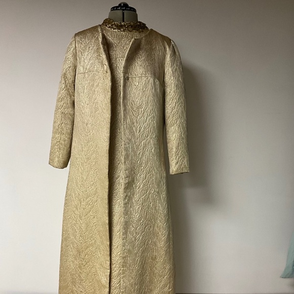 Extremely RARE fancy dress&coat VINTAGE late 1960’s ILGWU Union Made size 12 - Picture 1 of 15